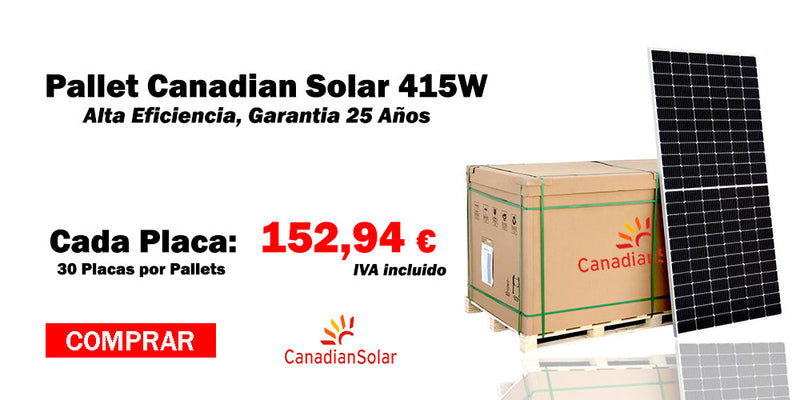 Cargue la imagen en el visor de la galería, Pallet Paneles Solares Monocristalino HiKu6 Mono PERC CS6R-415W
